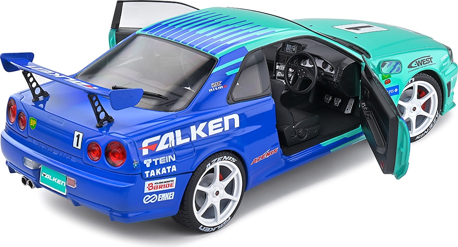 hpi CALSONIC SKYLINE／エブロ FALKEN SKYLINE CALSONIC SKYLINE GT-R #1 1995 JGTC MINE -- HPI #8827 1/43 | eBay