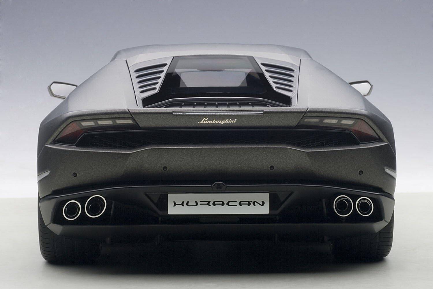 Lamborghini Huracan LP610-4 in Matt Grey Composite Model in 1:12