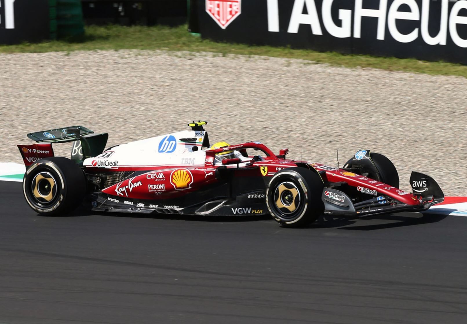 Ferrari SF25 #44 2025 Monza GP Lewis Hamilton Lauda 50th