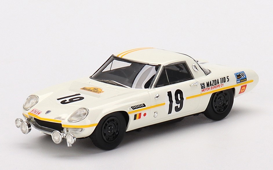 1968 Mazda Cosmo Sport #19 Marathon de la Route in 1:43 scale by