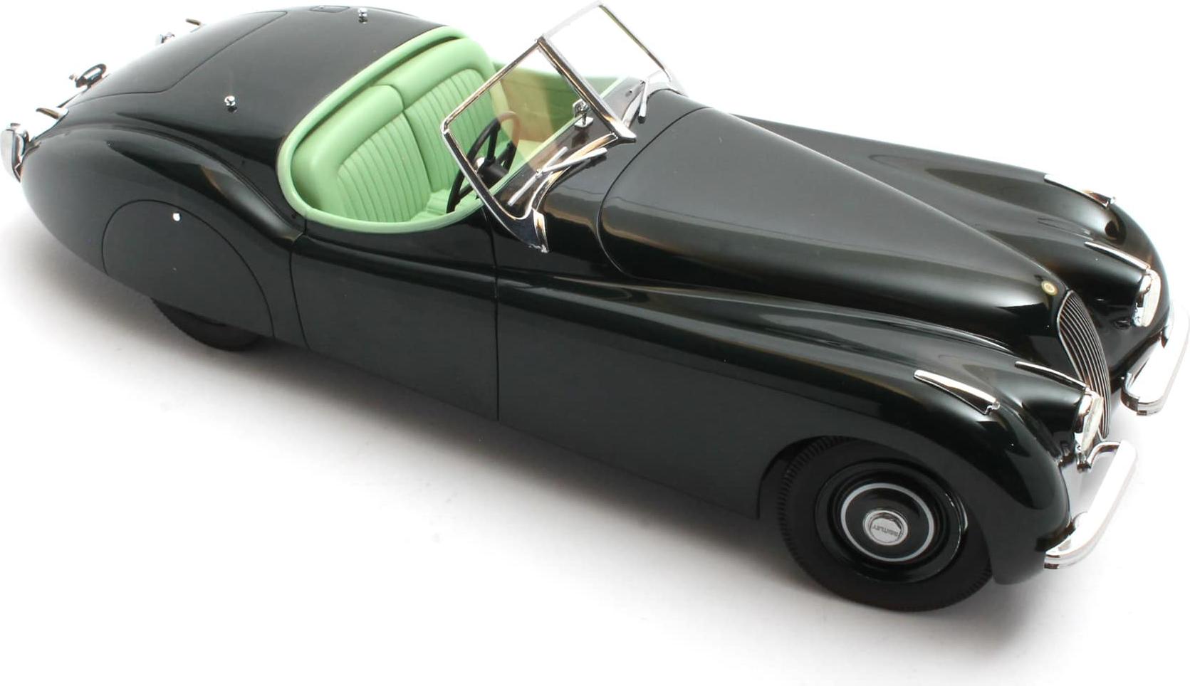 1948 Jaguar XK120 OTS Spider Cabriolet Open Top Green in 1:18