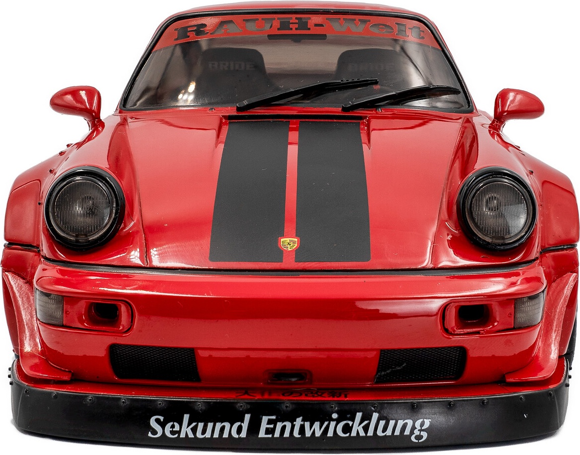 2024 Porsche 911 RWB Bodykit Taikano Kaishin Red in 1:18 scale by