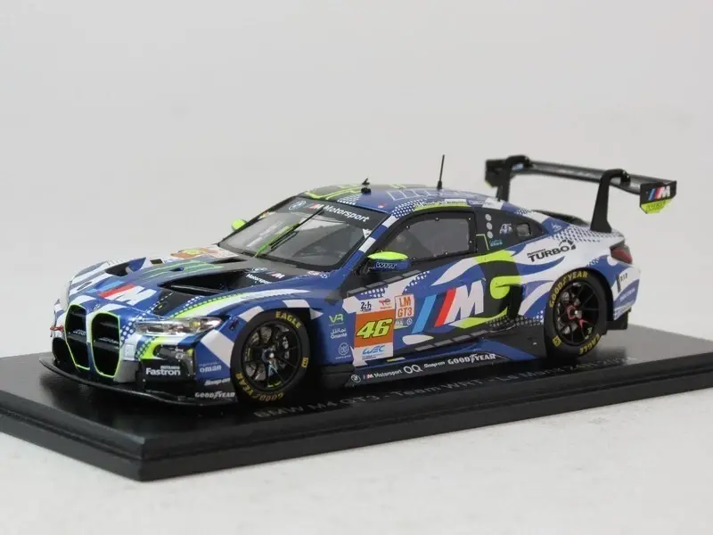 ミニカー BMW M4 GT3 WRT Le Mans 24H 2024 BMW M4 GT3 No.46 Team WRT Le Mans 24H 2024 in 1:43 scale by Spark