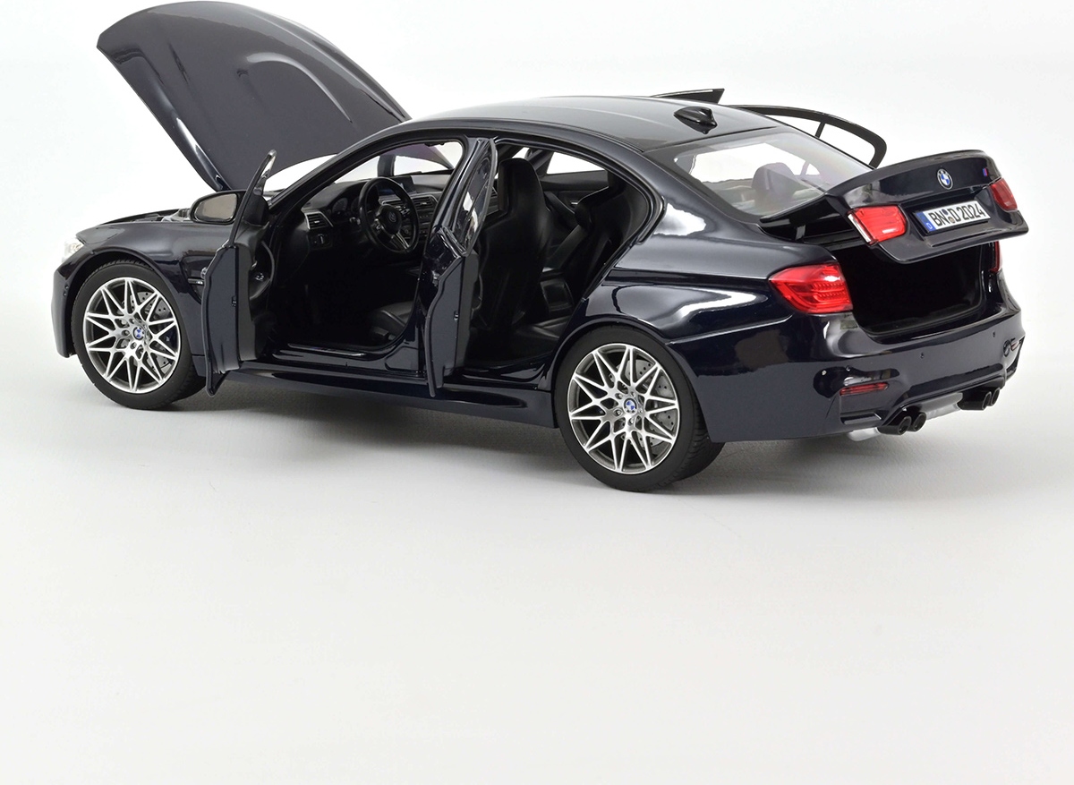 BMW M3 Competition 2017 Blue Metallic in 1:18 scale by Norev by Norev