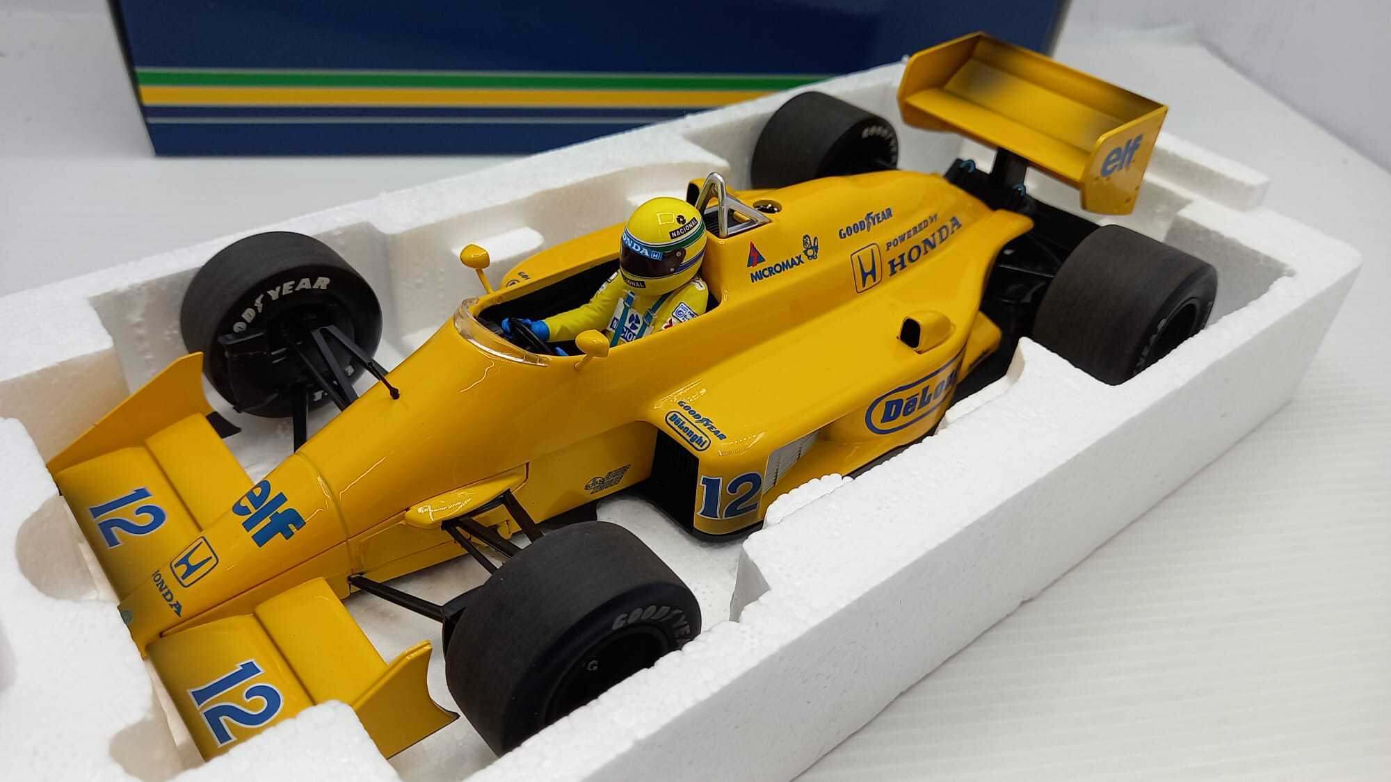 Lotus Honda 99T Ayrton Senna 1st Win Monaco GP 1987 1:18