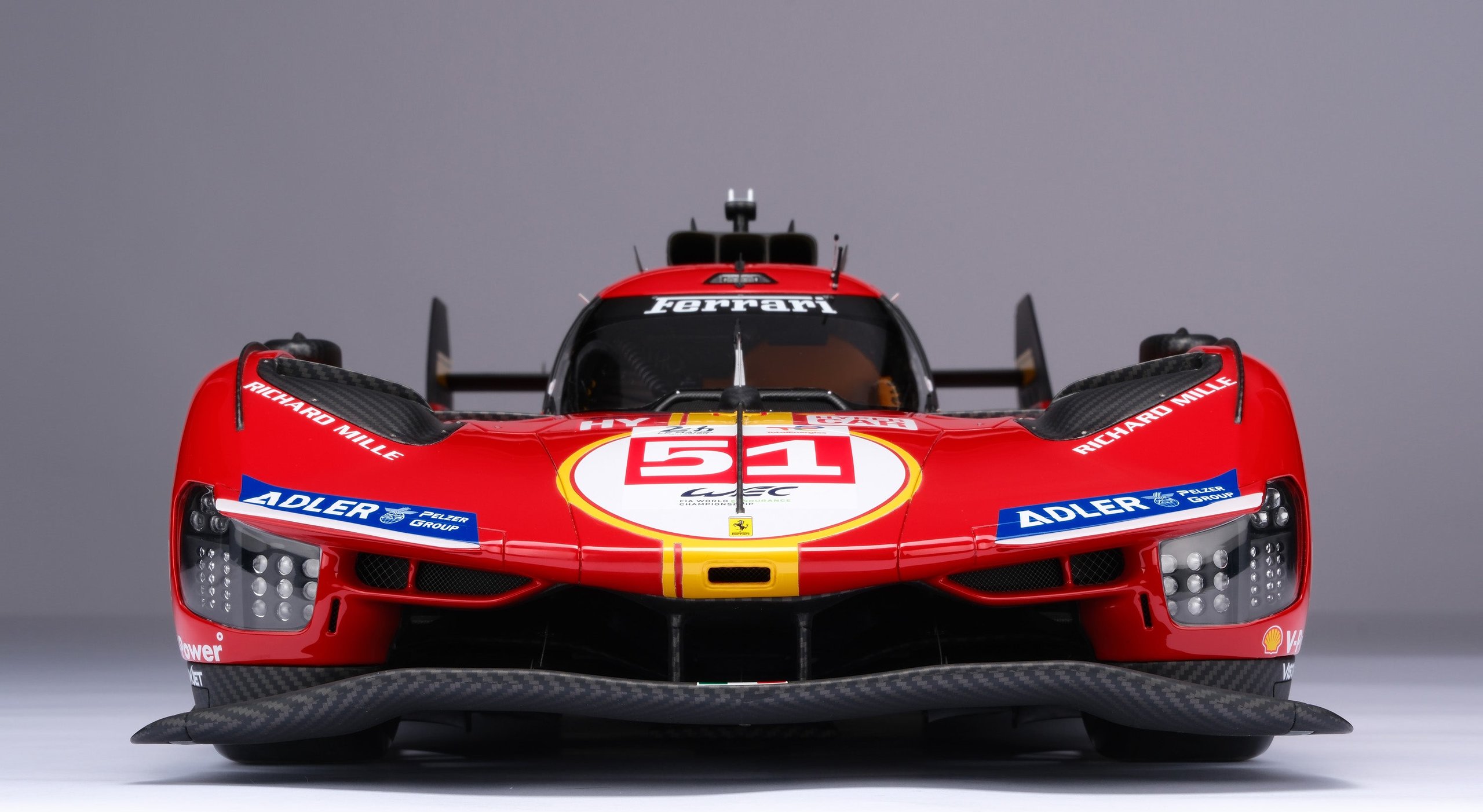 2023 Ferrari 499p Le Mans winner in 1:8 scale by Amalgam