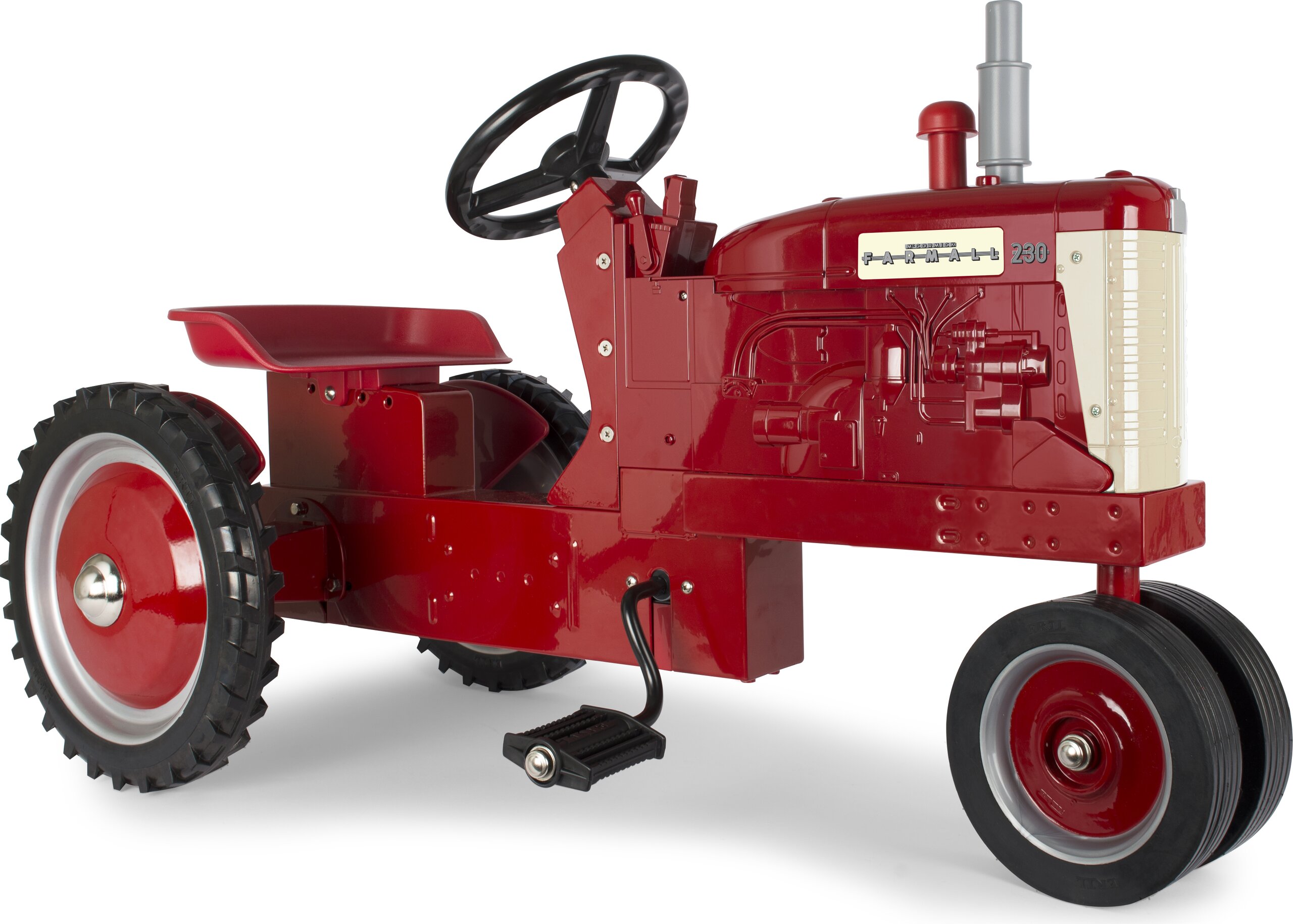Farmall 230 Pedal Tractor RIDE ON TRACTOR FOR KIDS!, image size:2560x1829