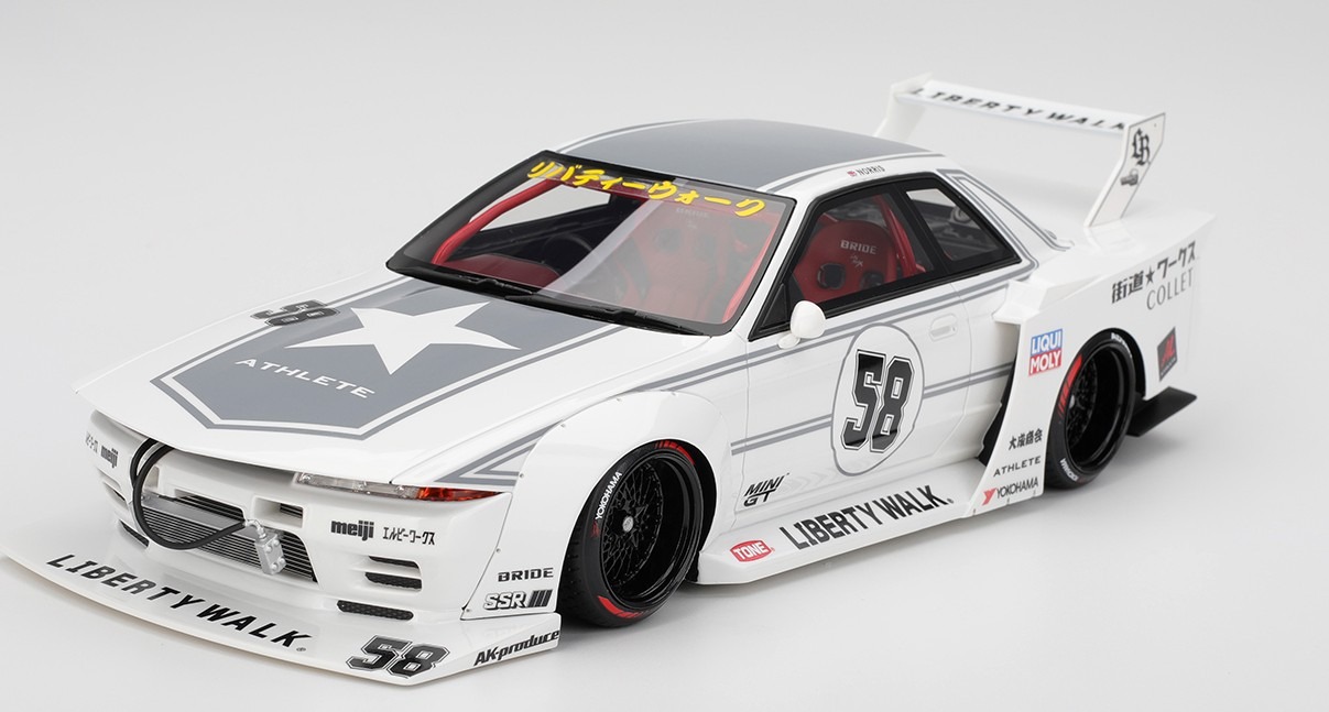 LBWK Nissan GT-R32 Kaido Works TAS 2025 in 1:18 scale by Topspeed