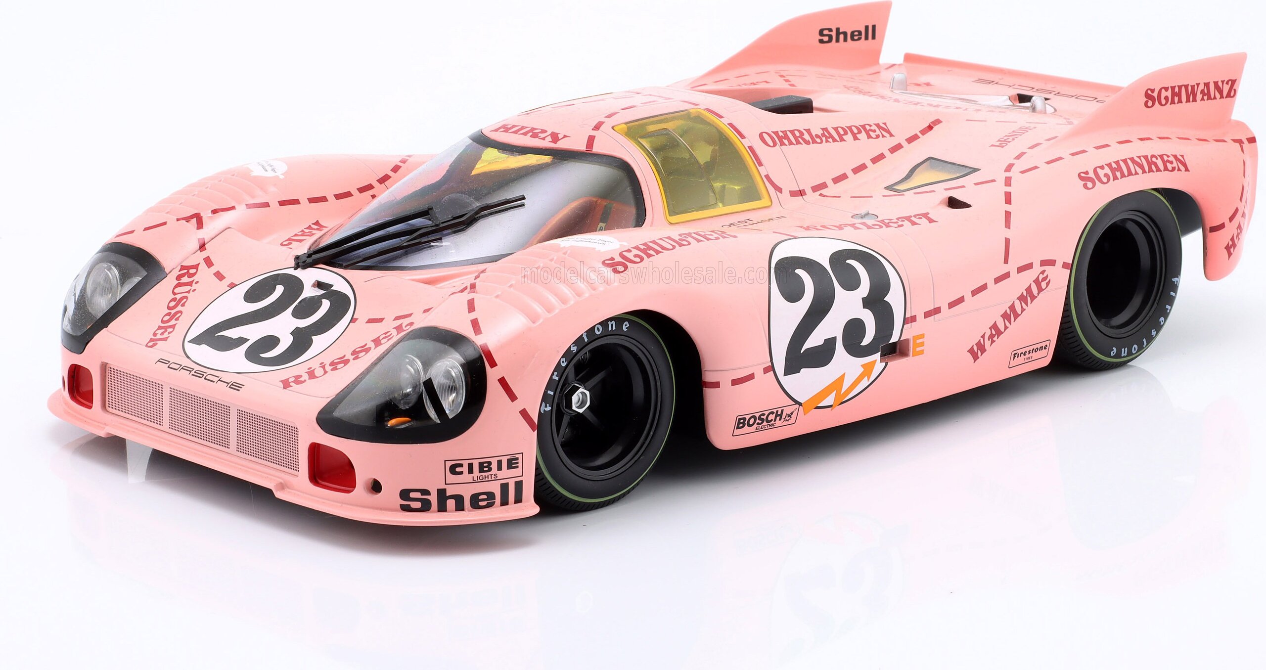 1/12 ポルシェ 917/20 ピンクピッグ #23 ルマン24H 1971 Porsche 917/20 4.9L Pink Pig #23 1971 24h Le Mans in 1:12 scale by