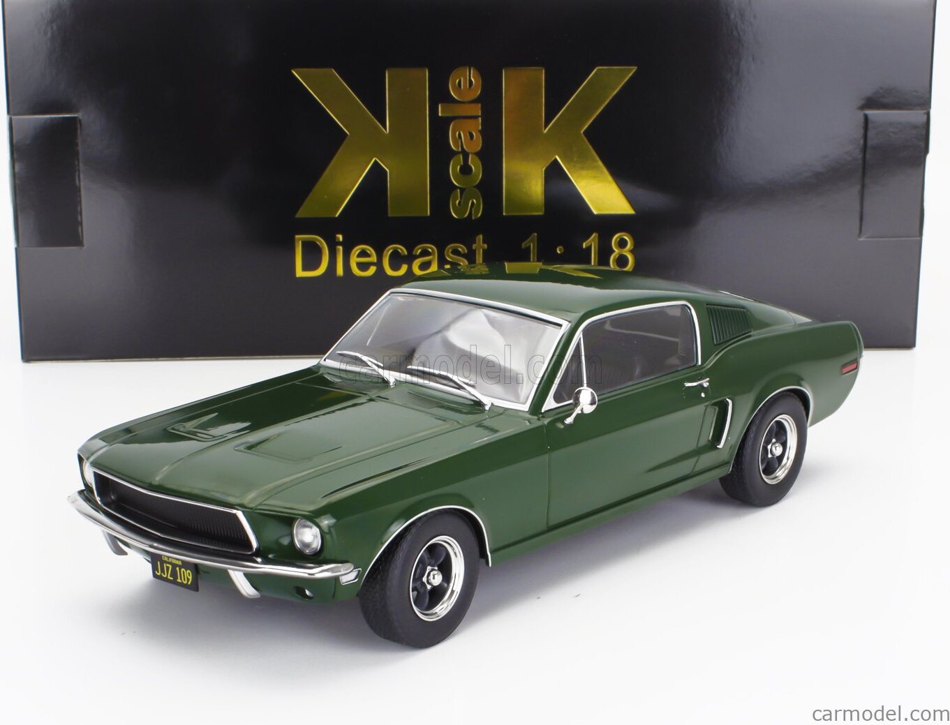 1968 Ford Mustang GT Fastback Coupe Steve McQueen Bullitt Green in