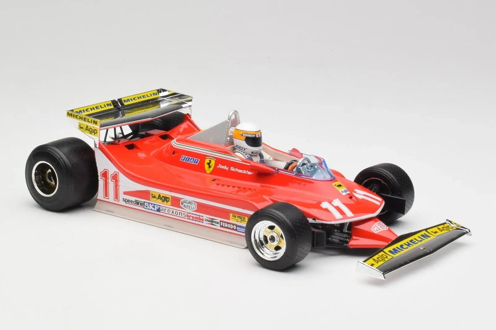 FERRARI F1 312T4 SHORT TAIL #11 WINNER MONACO GP 1979 SCHECKTER au 1/18 BURAGO