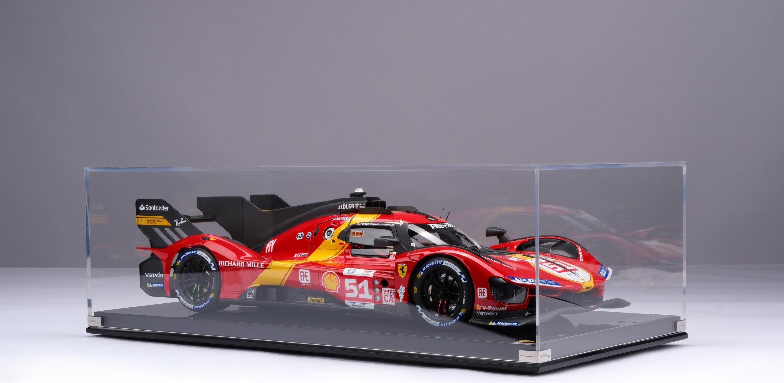 2023 Ferrari 499p Le Mans winner in 1:8 scale by Amalgam