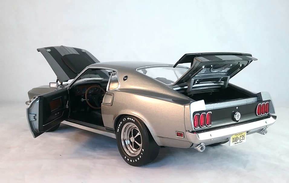 1969 FORD MUSTANG BOSS 429 John Wick in 1:18 Scale by Highway 61