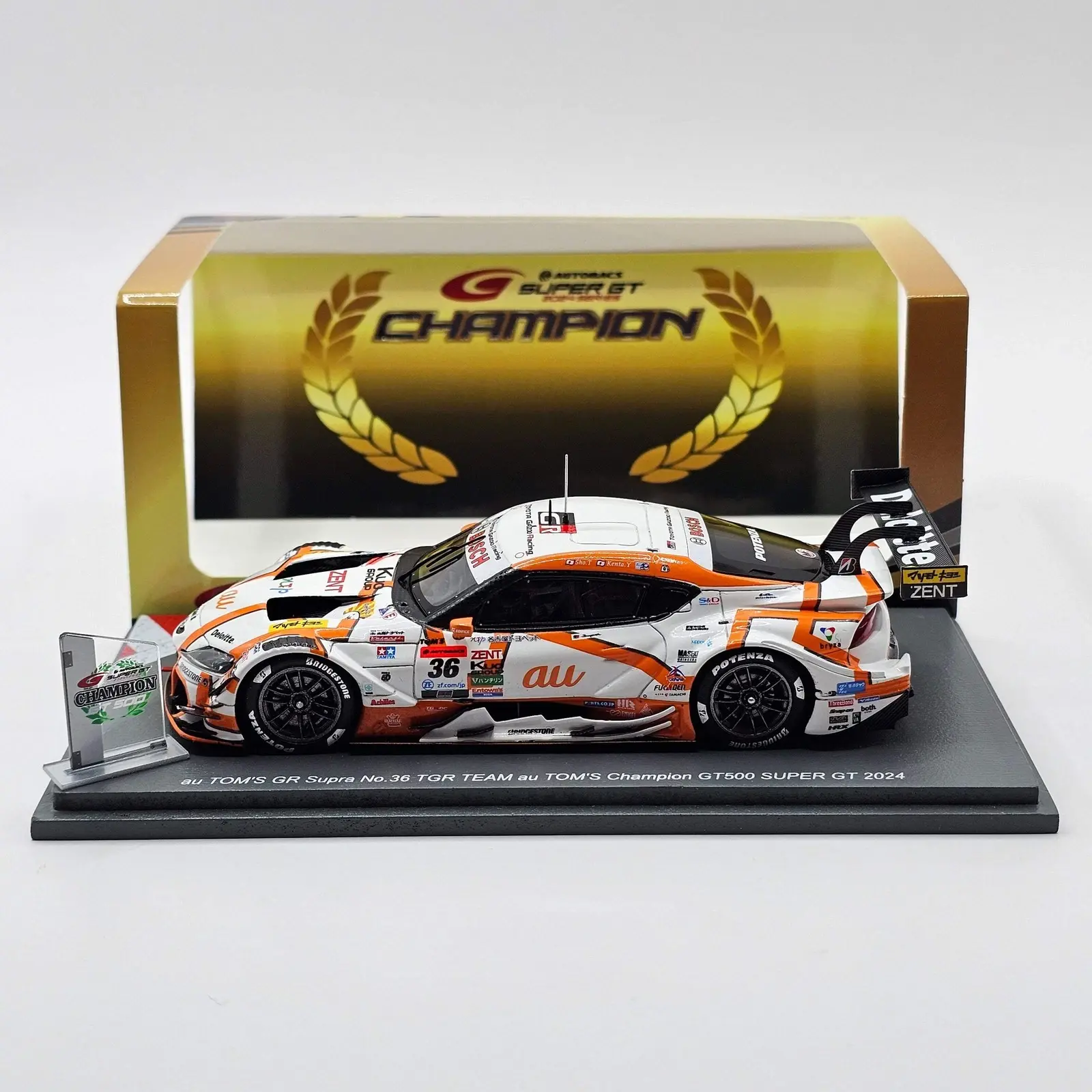 au TOM'S GR Supra No.36 TGR Champion GT500 SUPER GT 2024 with