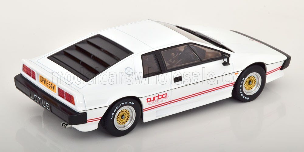 1981 Lotus Esprit Turbo White in 1:18 scale by KK Diecast