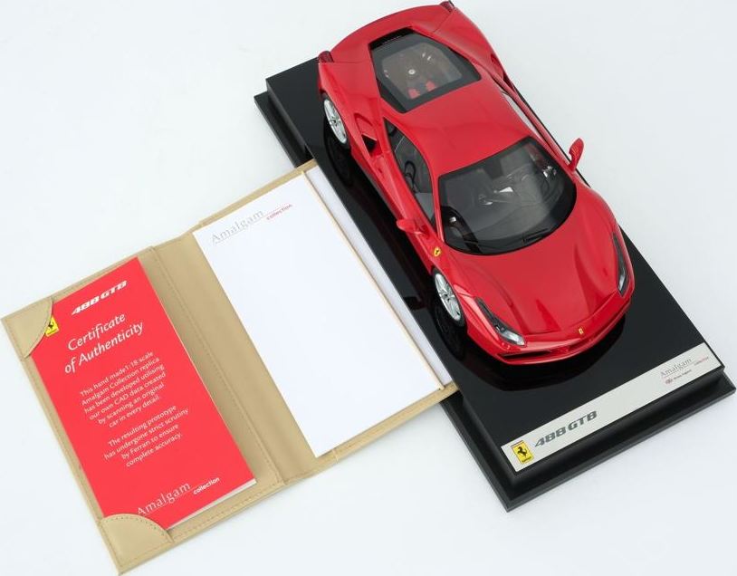 Ferrari 488 GTB in 1:18 Scale by Amalgam by Amalgam