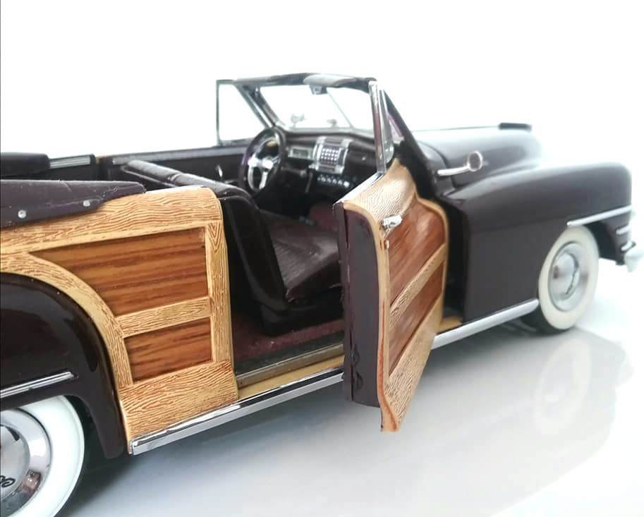 1948 Chrysler Town & Country Convertible Brown 1:24 scale by