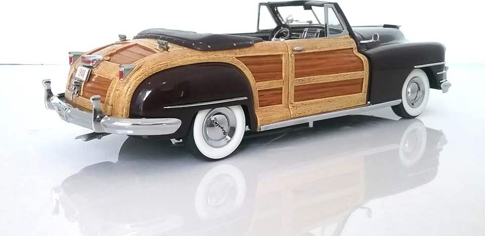 1948 Chrysler Town & Country Convertible Brown 1:24 scale by
