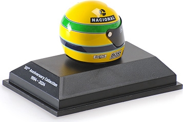 Helmet Ayrton Senna 1990 World Champion LE 994 in 1:8 scale