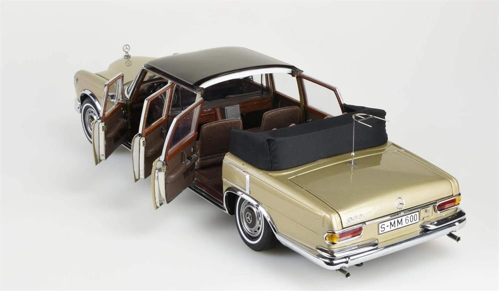 Mercedes-Benz 600 Pullman Limousine Beige 1:18 by CMC