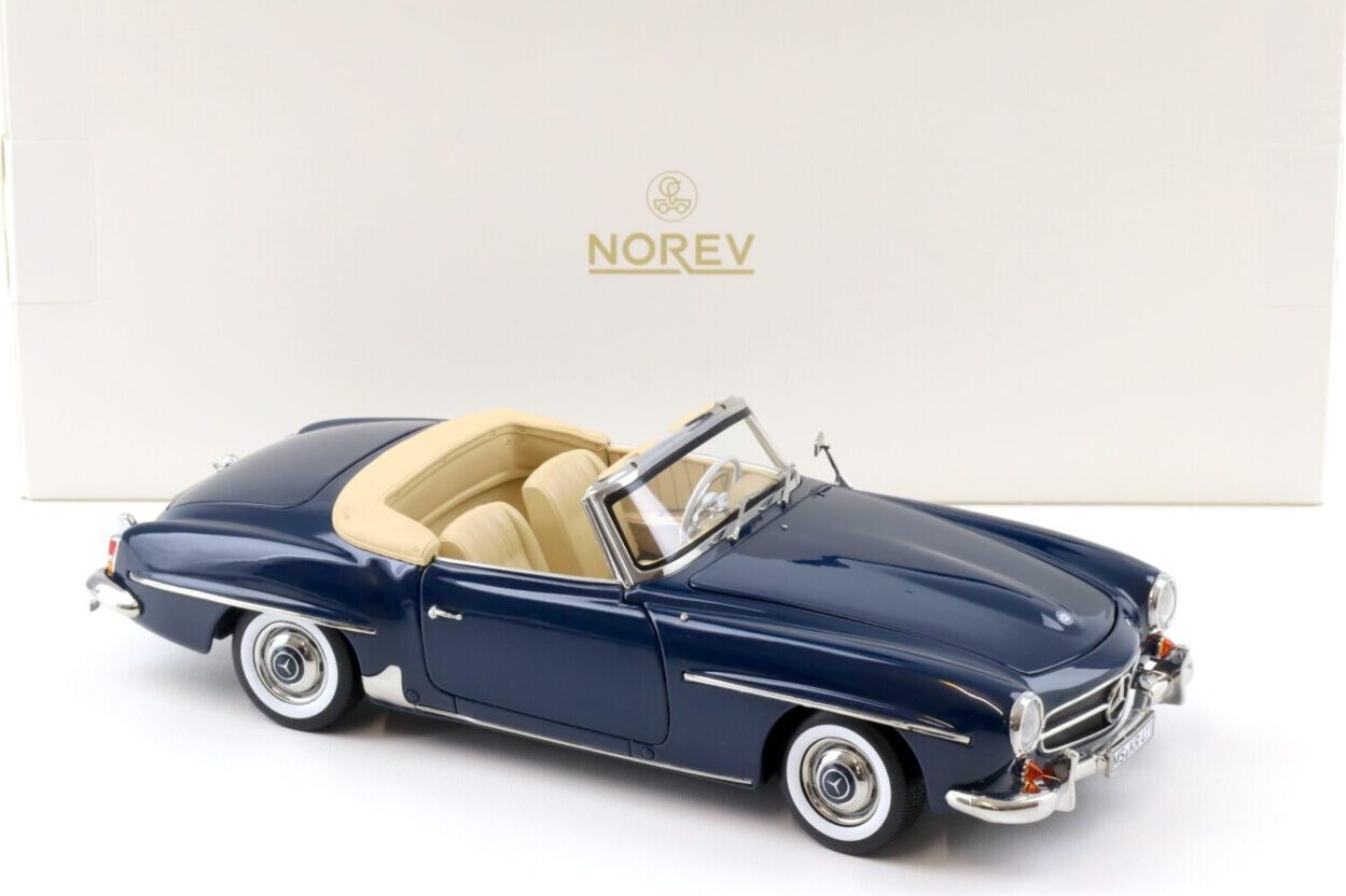 1957 Mercedes-Benz 190 SL Blue in 1:18 scale by Norev