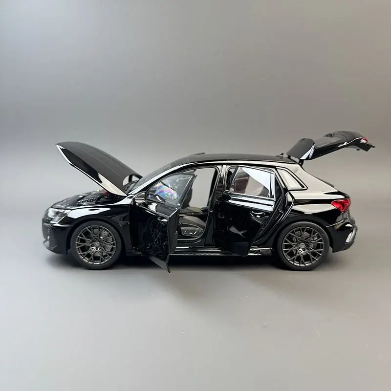 2025 Audi RS3 Myth Black in 1:18 scale by Norev