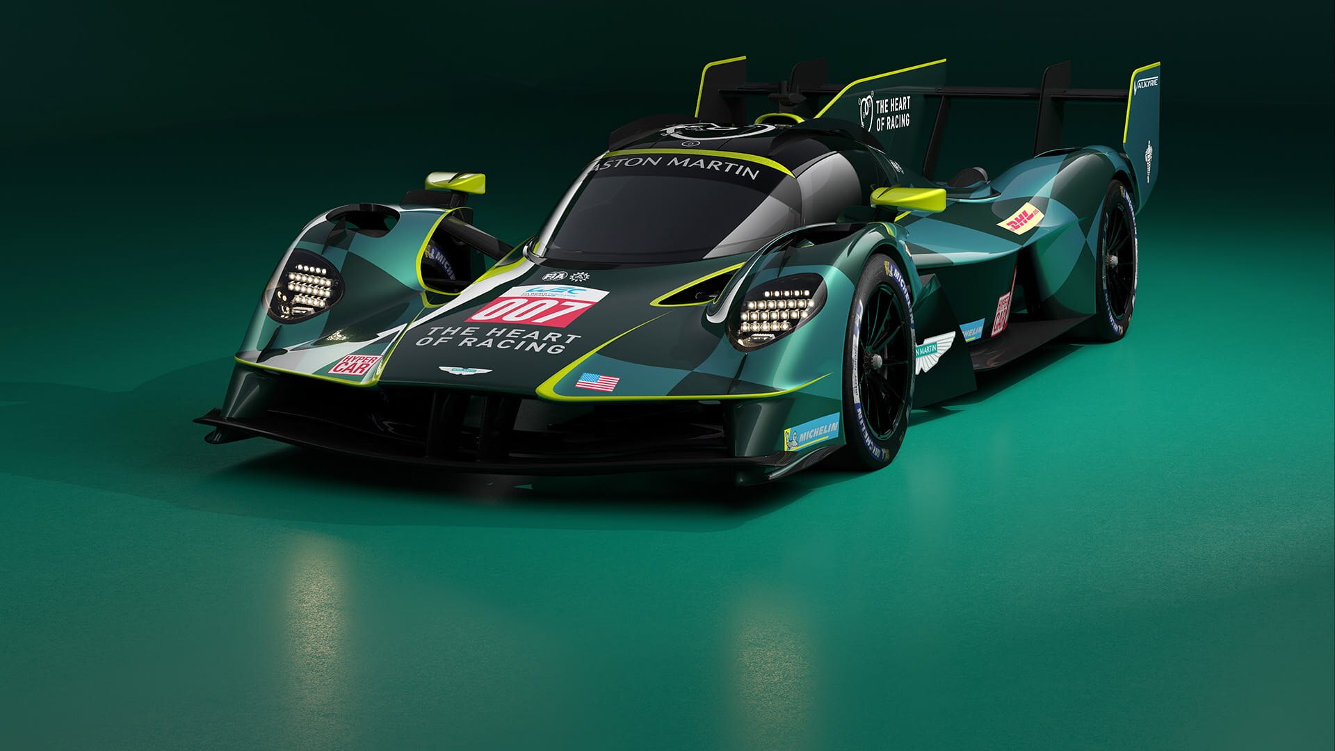 Aston Martin Valkyrie 6.5L V12 #007 2025 24h Le Mans in 1:18 scale