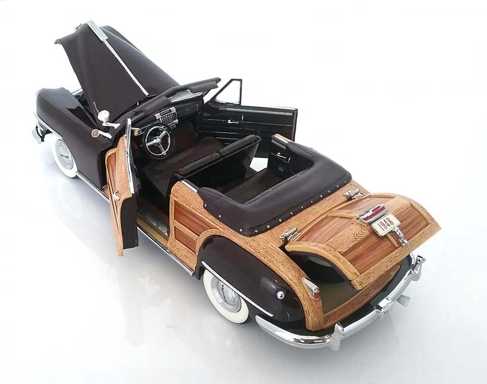 1948 Chrysler Town & Country Convertible Brown 1:24 scale by