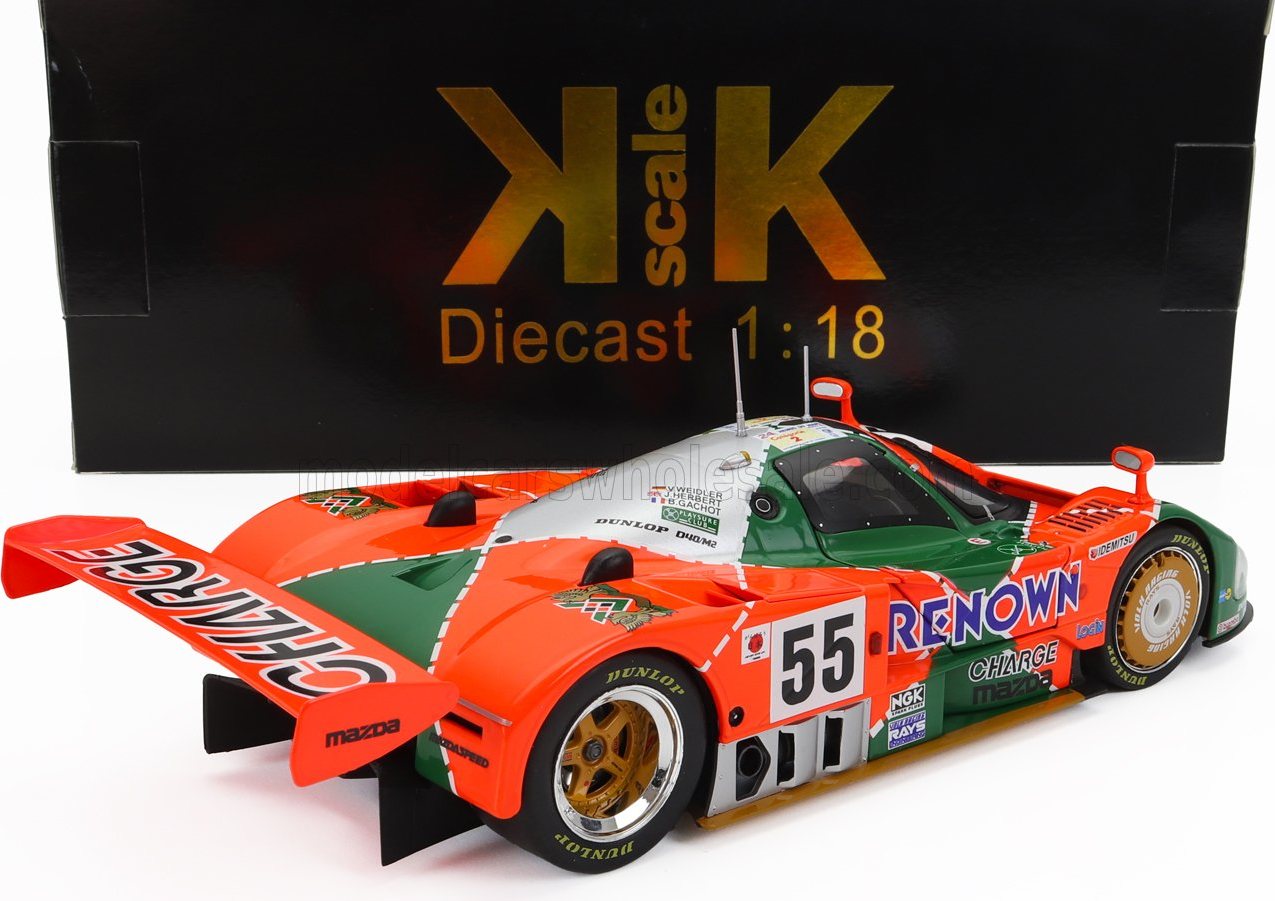 Mazda 787B 2.6L #55 Winner 1991 24h Le Mans in 1:18 scale by KK
