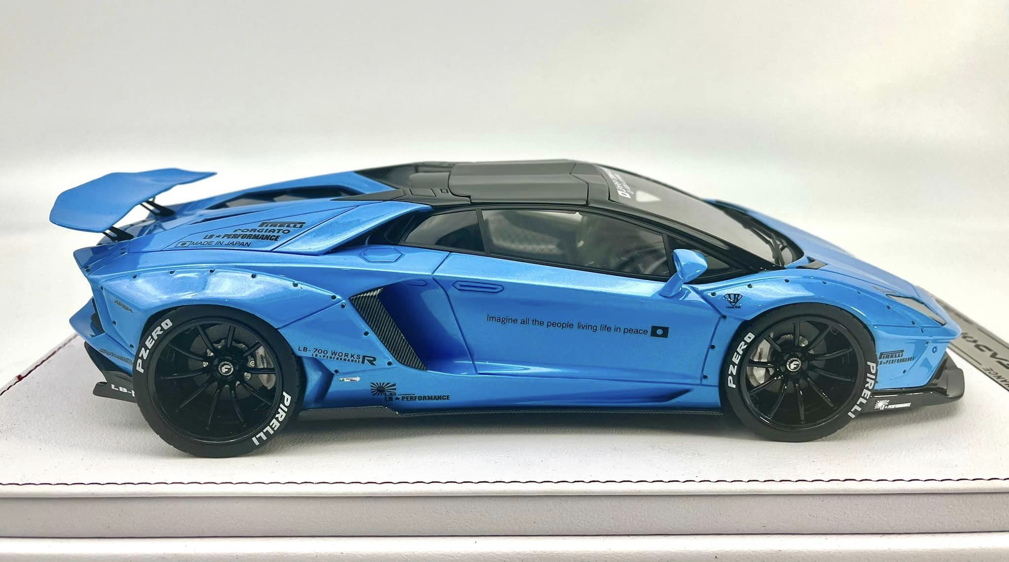 LBWK Lamborghini aventador ブルー　1/64 1/64 LB Works Liberty Walk Lamborghini Aventador LP700 Baby