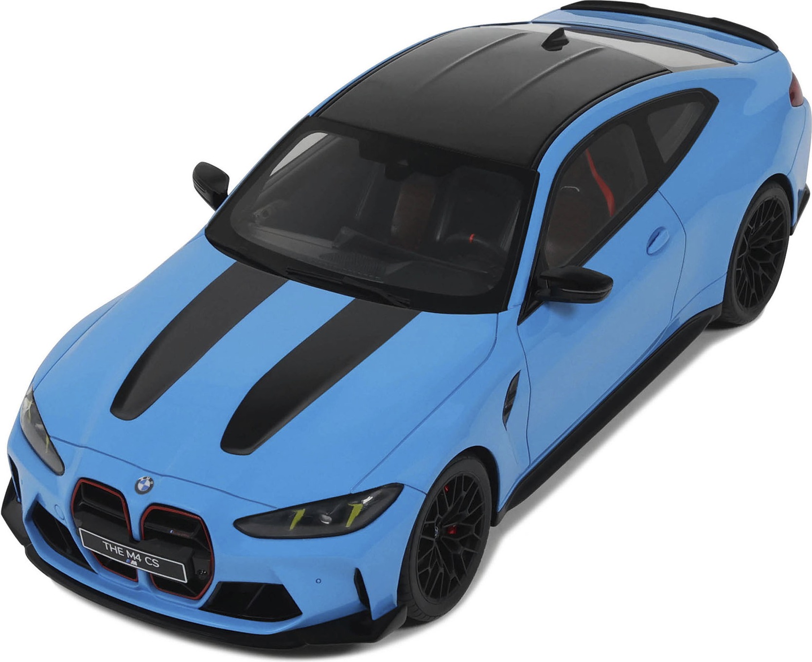 2024 BMW M4 CS Riviera Blue in 1:18 scale by GT Spirit