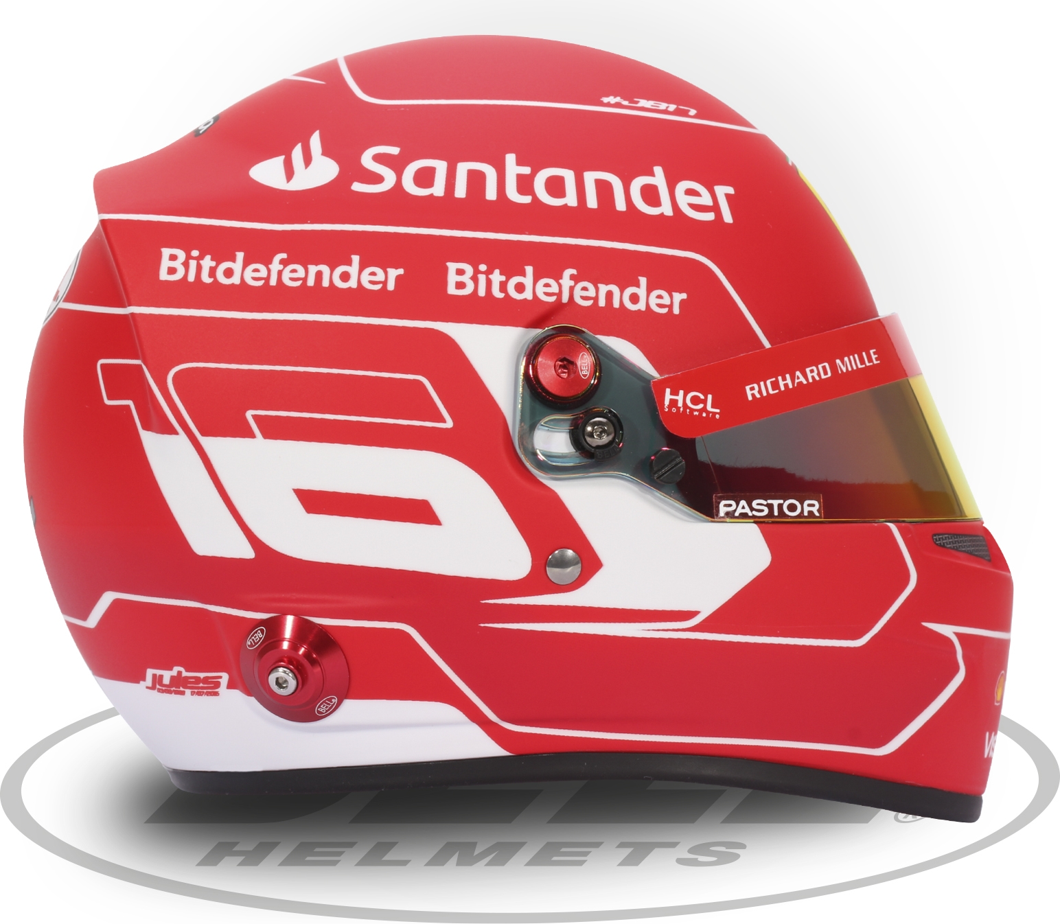 2023 Ferrari Charles Leclerc 1:2 mini replica helmet by Bell