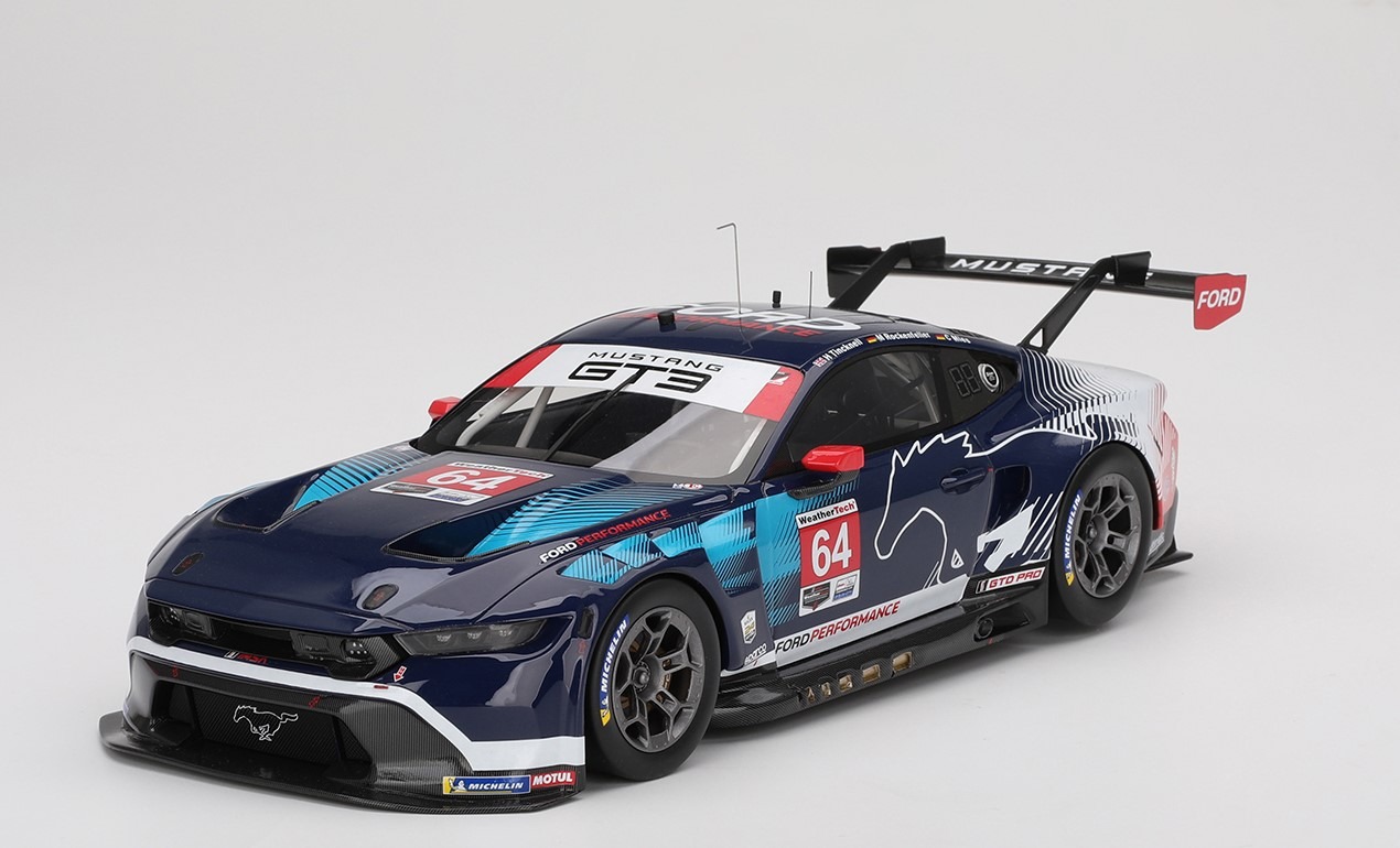 Ford Mustang GT3 #64 2024 IMSA Daytona 24hrs in 1:18 scale by Topspeed