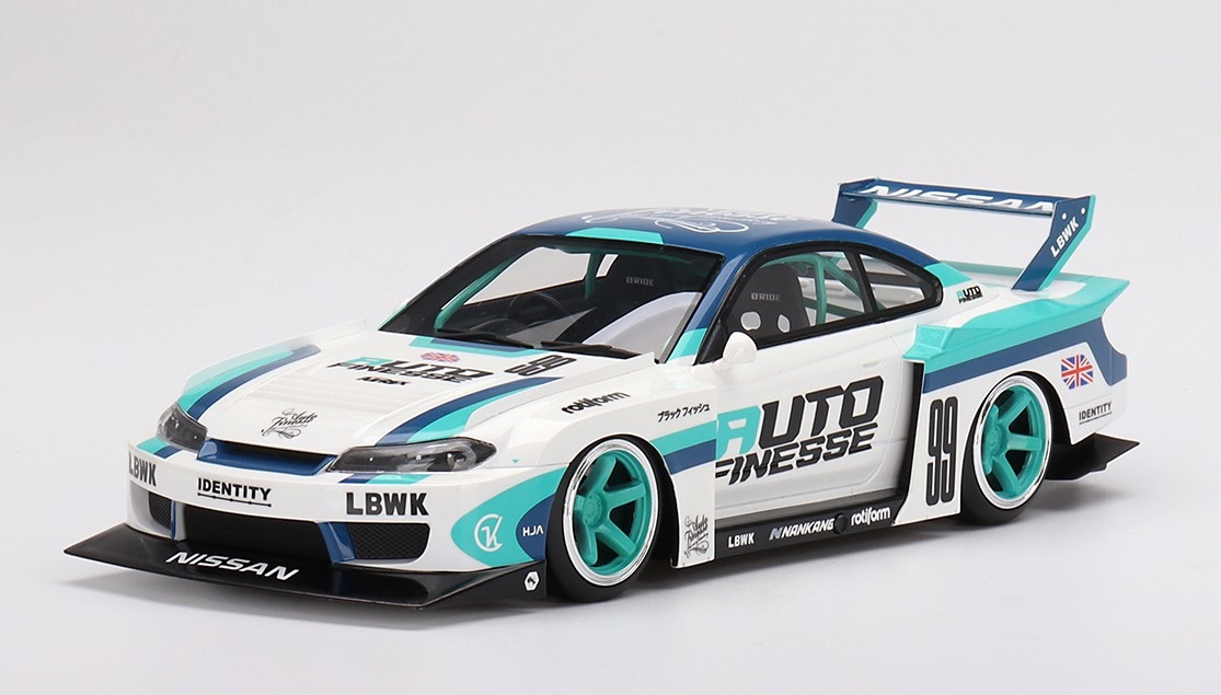 Nissan LB-Super Silhouette S15 SILVIA Auto Finesse in 1:18 scale