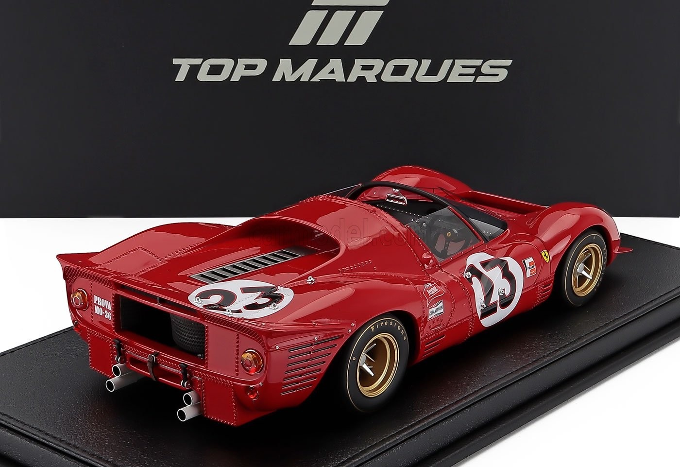 1/18 TOPMARQUES フェラーリ330P4スパイダー(1967)#23 1967 FERRARI 330 P4 Spider Targa Florio TOPMARQUES 1/18 ミニカー