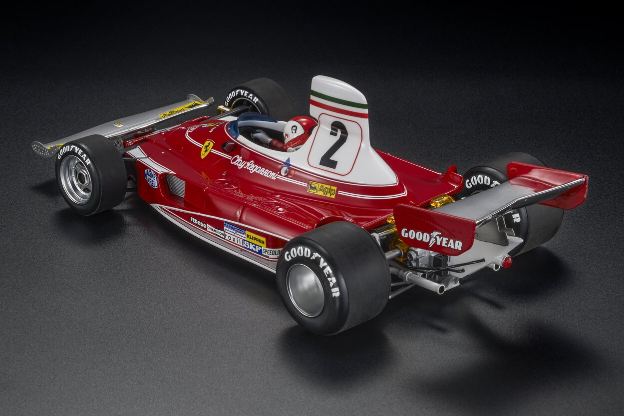 Ferrari F1 312T Winner 1976 USA GP Clay Regazzoni in 1:18 scale w
