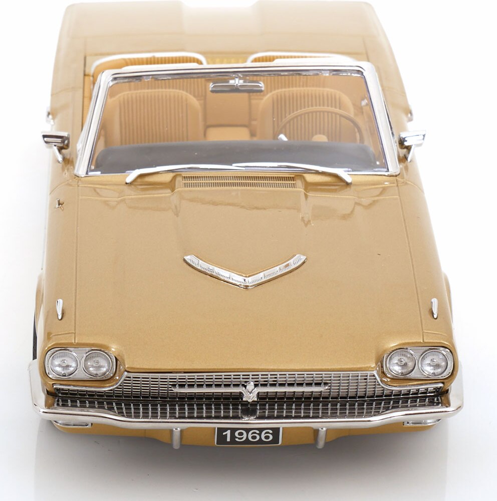 1966 Ford Thunderbird Cabriolet Open Top Gold in 1:18 scale