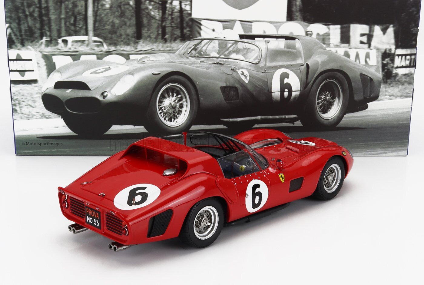 Ferrari 330 TRI/LM Spider 4.0L V12 #6 Winner 1962 24h Le Mans in 1