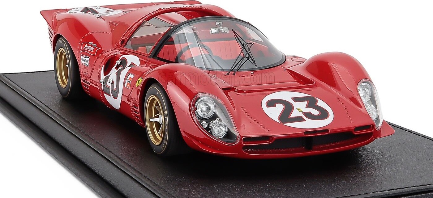 1/18 TOPMARQUES フェラーリ330P4スパイダー(1967)#23 Ferrari 330 P4 4.0L V12 Spider #23 Winner 1967 24h Daytona 1:18
