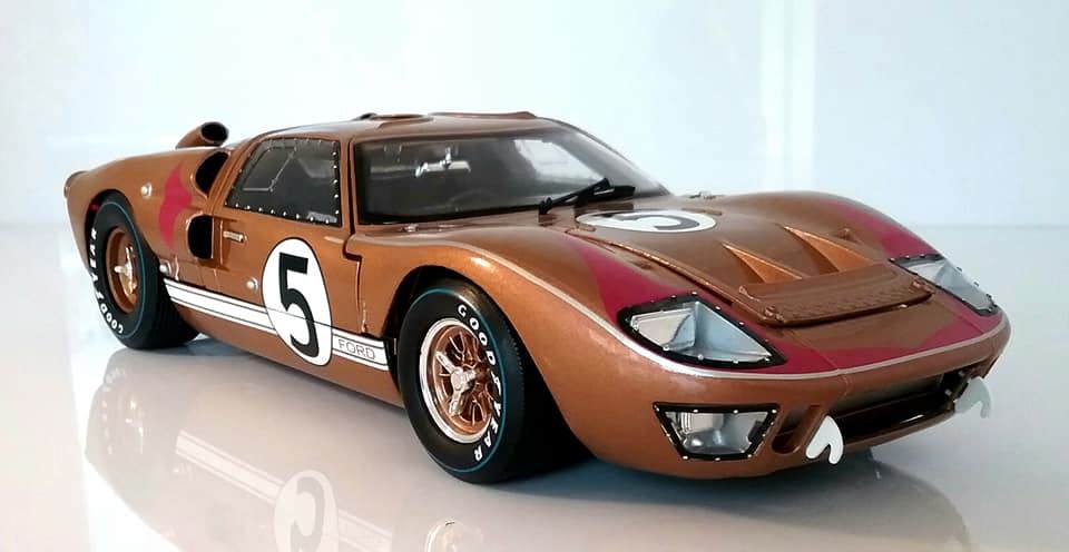 1966 Ford GT40 Mk II 3rd at LeMans #5 in 1:18 Scale by Shelby