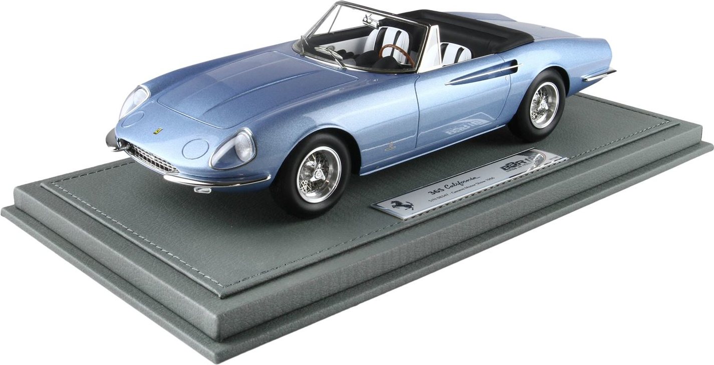 1966 Ferrari 365 California metallic light blue with Display Case
