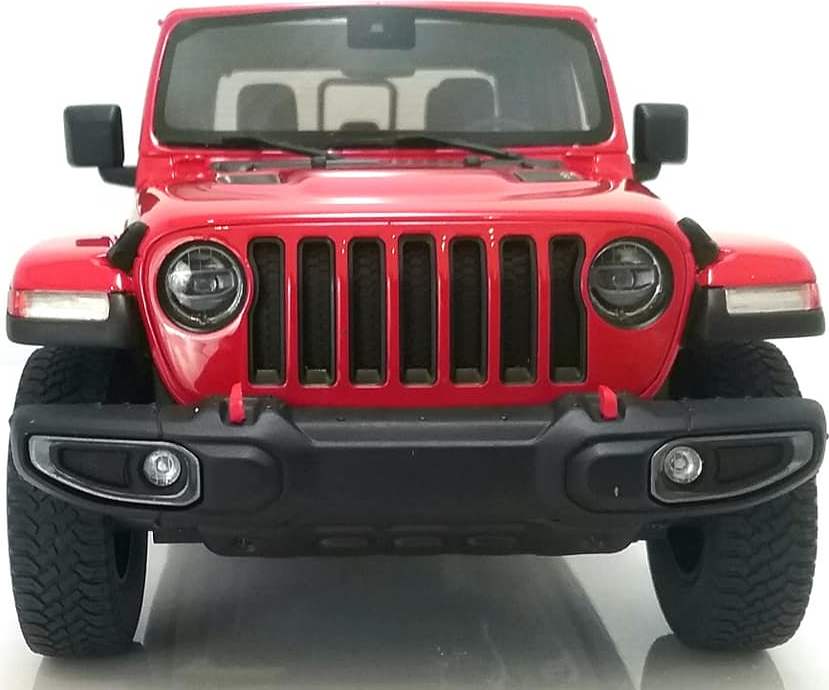 2019 Jeep Gladiator Rubicon Firecracker Red in 1:18 Scale by GT