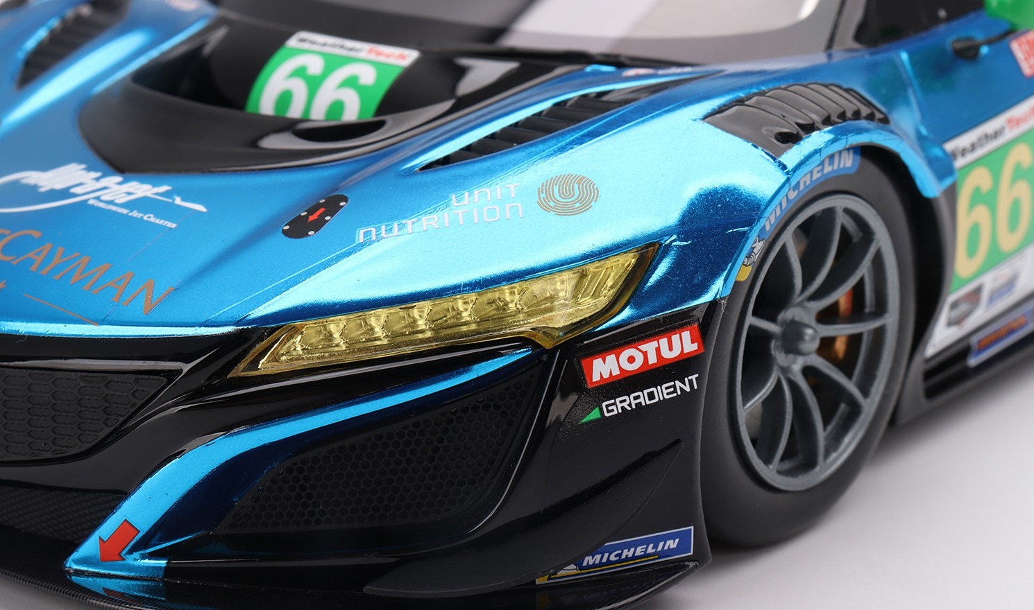 ミニカー　1/43 Acura NSX GT3 EVO22 IMSA デイトナ24時間 2022 Gradient Racing #66 [TSM430681] Acura NSX GT3 EVO22 #66 Gradient Racing 2022 IMSA Long Beach
