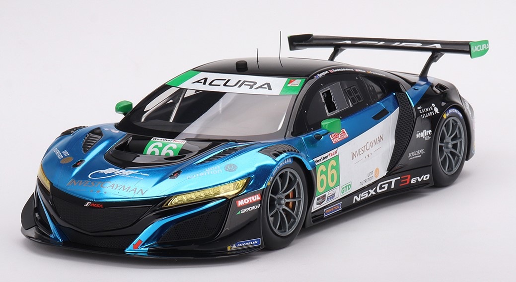 Acura NSX GT3 EVO22 #66 Gradient Racing 2022 IMSA Daytona 24 Hrs