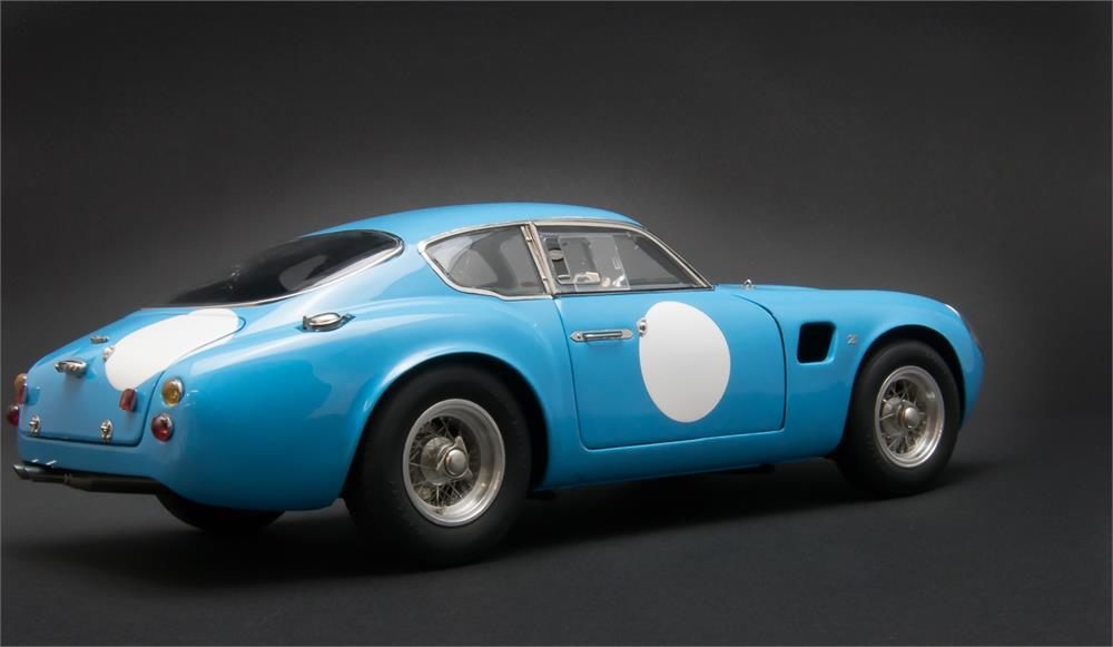 1961 ASTON MARTIN Db4 Gt Zagato Blue Ltd Ed 1000 Pièces 1/18 Modèle Moulé Sous Pression Cmc 140