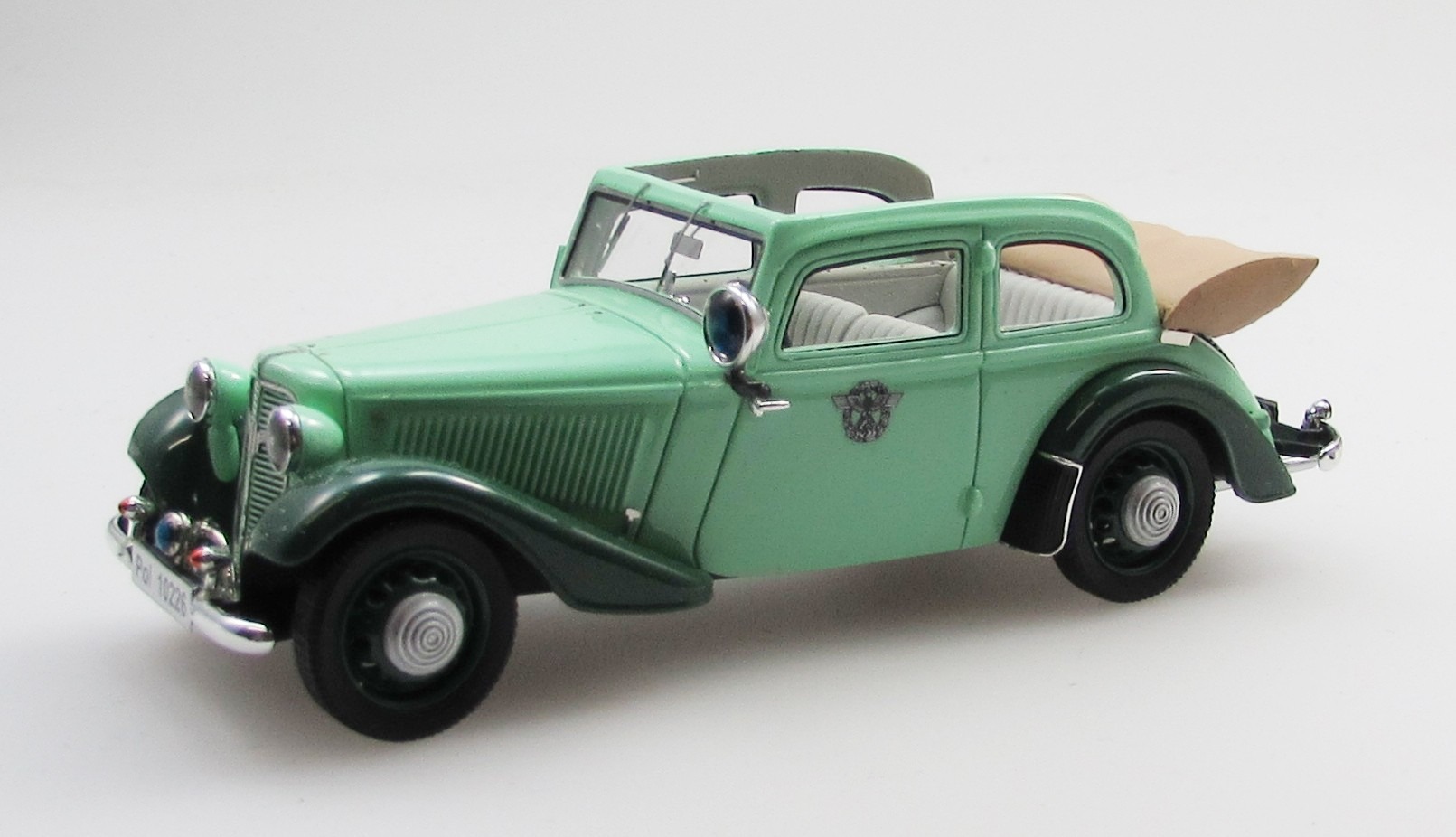 Esval Taxi De Francfort Cabrio-limousine Adler 2 Portes - Échelle 1/43 - Modèle Neuf