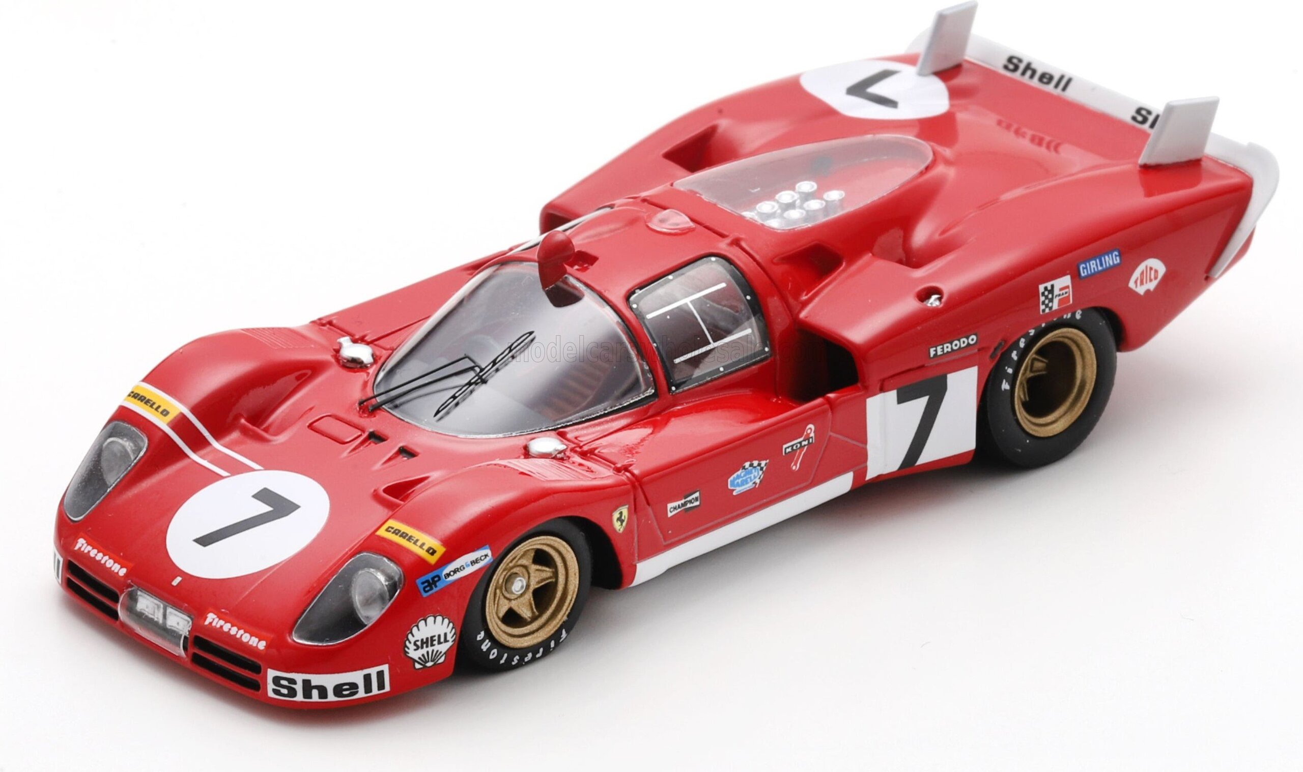 Ferrari 512 S 5.0L V12 #7 1970 24h Le Mans in 1:43 scale by Looksmart