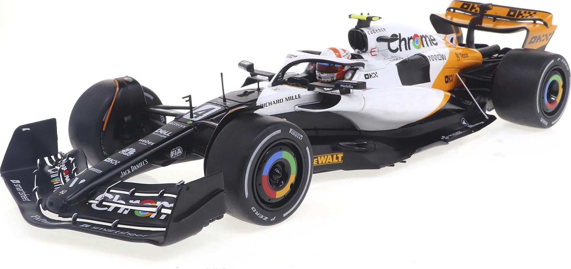 McLaren MCL60 2023 Monaco GP Lando Norris in 1:18 scale by Solido