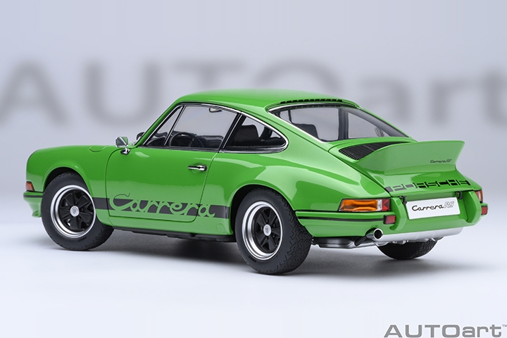 Porsche 911 Carrera 2.7 RS Viper Green /Black Stripes in 1:18
