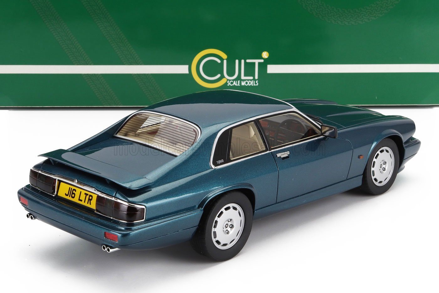 Modellino in miniatura Jaguar XJ 1/18 Cult Scale Models R-S türkis 1993 1:18